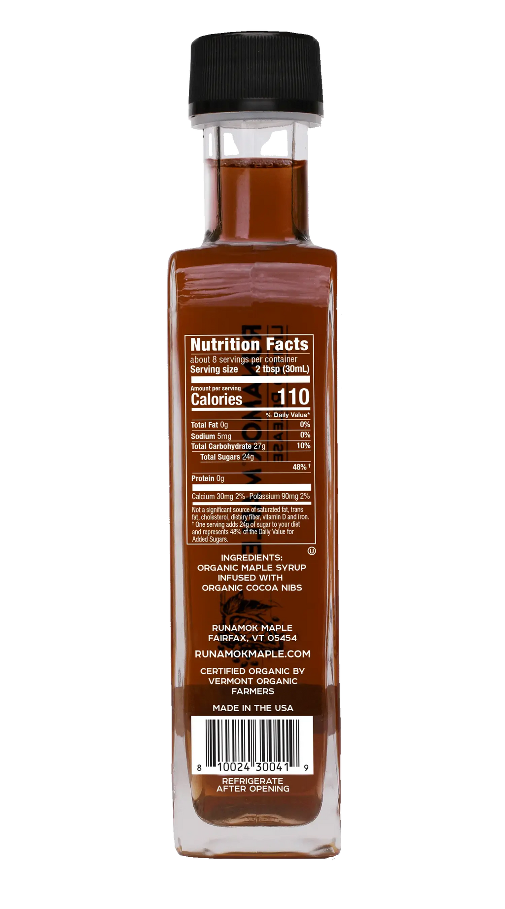 Cocoa Bean Infused Maple Syrup