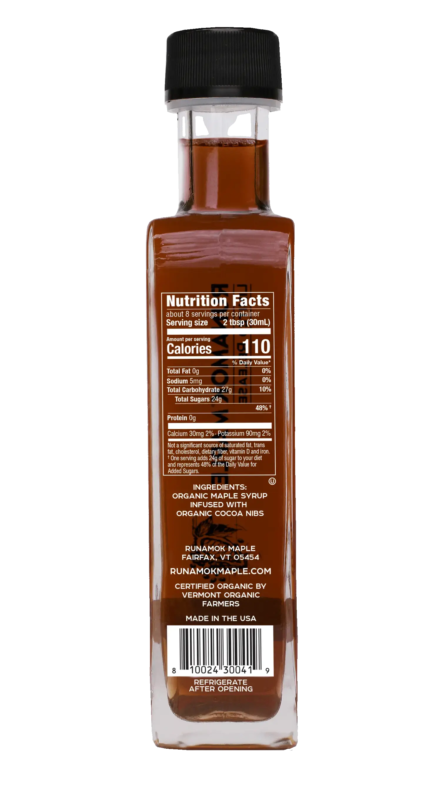 Cocoa Bean Infused Maple Syrup
