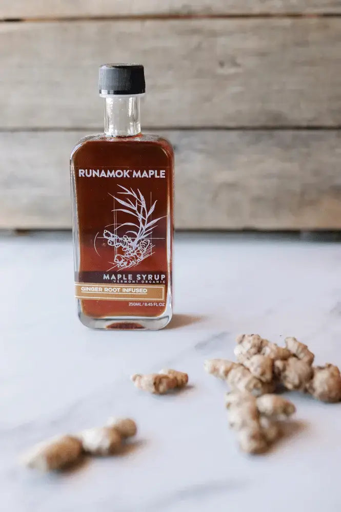 Ginger Root Infused Maple Syrup