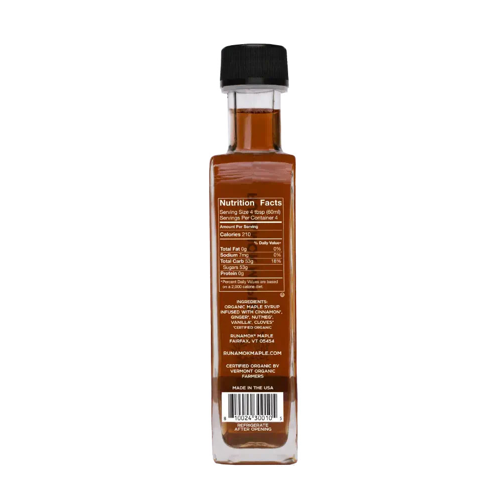 Holiday Spice Infused Maple Syrup