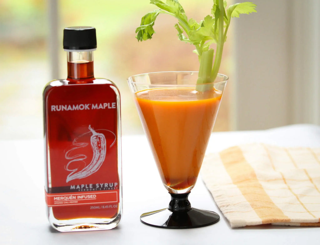 Hot + Spicy Maple Syrup (Smoked Chili Pepper Infused)