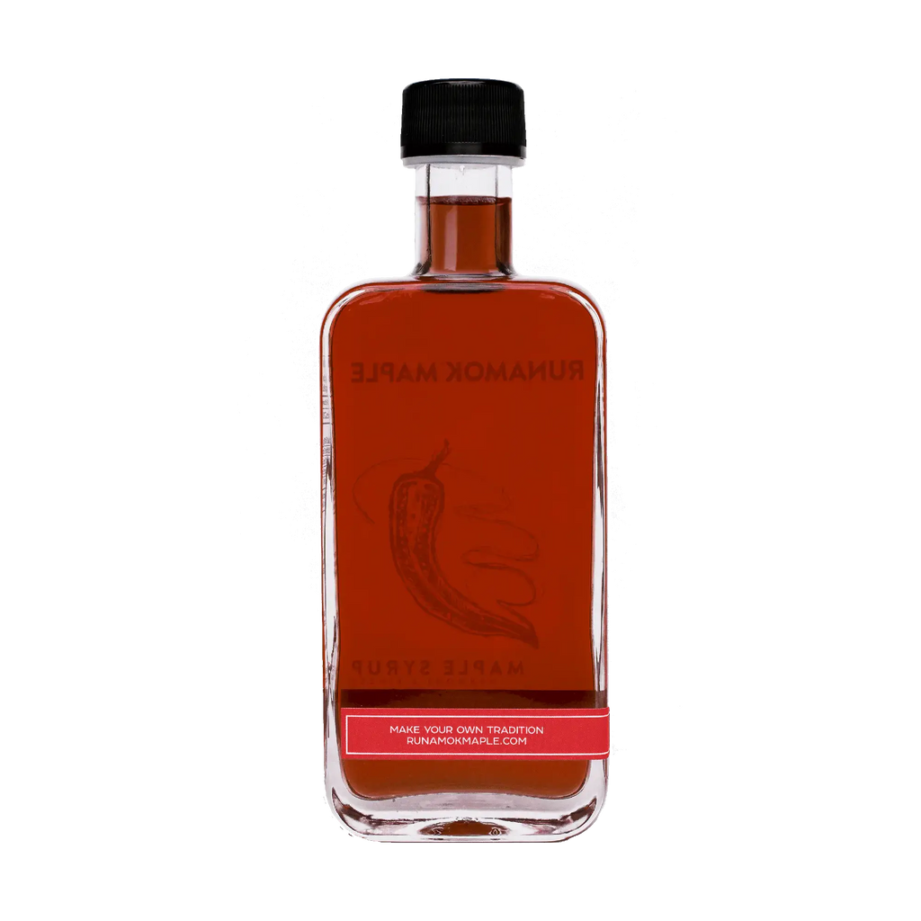 Hot + Spicy Maple Syrup (Smoked Chili Pepper Infused)