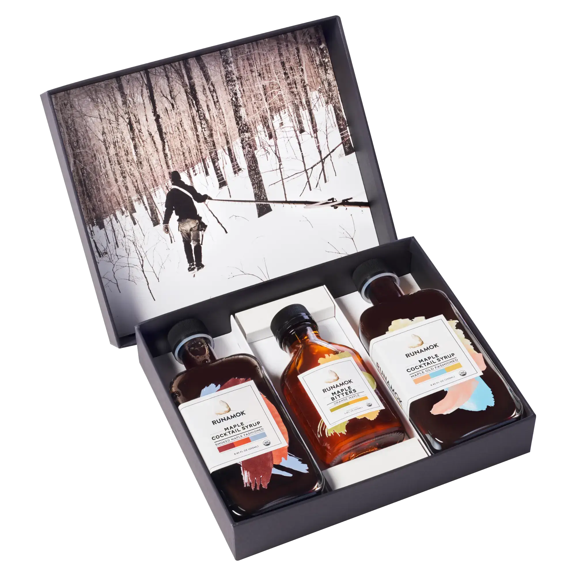 Old Fashioned Collection: Maple Cocktail Mixers Gift Box