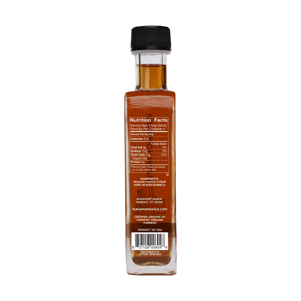 Rum Barrel-Aged Maple Syrup