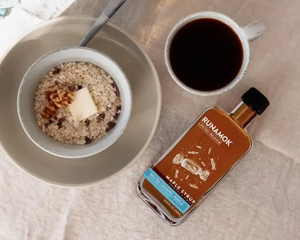 Salted Caramel Infused Maple Syrup